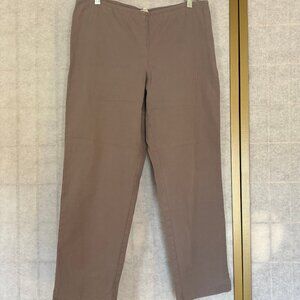 Eileen Fisher Organic Cotton Cropped Pants, Size M